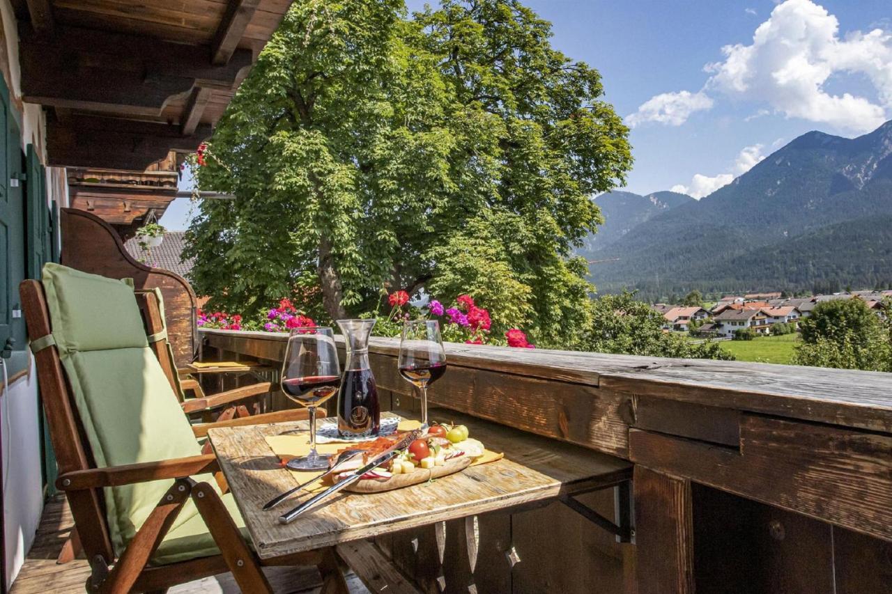 Ferienwohnung Haus Holler Wallgau Exterior foto